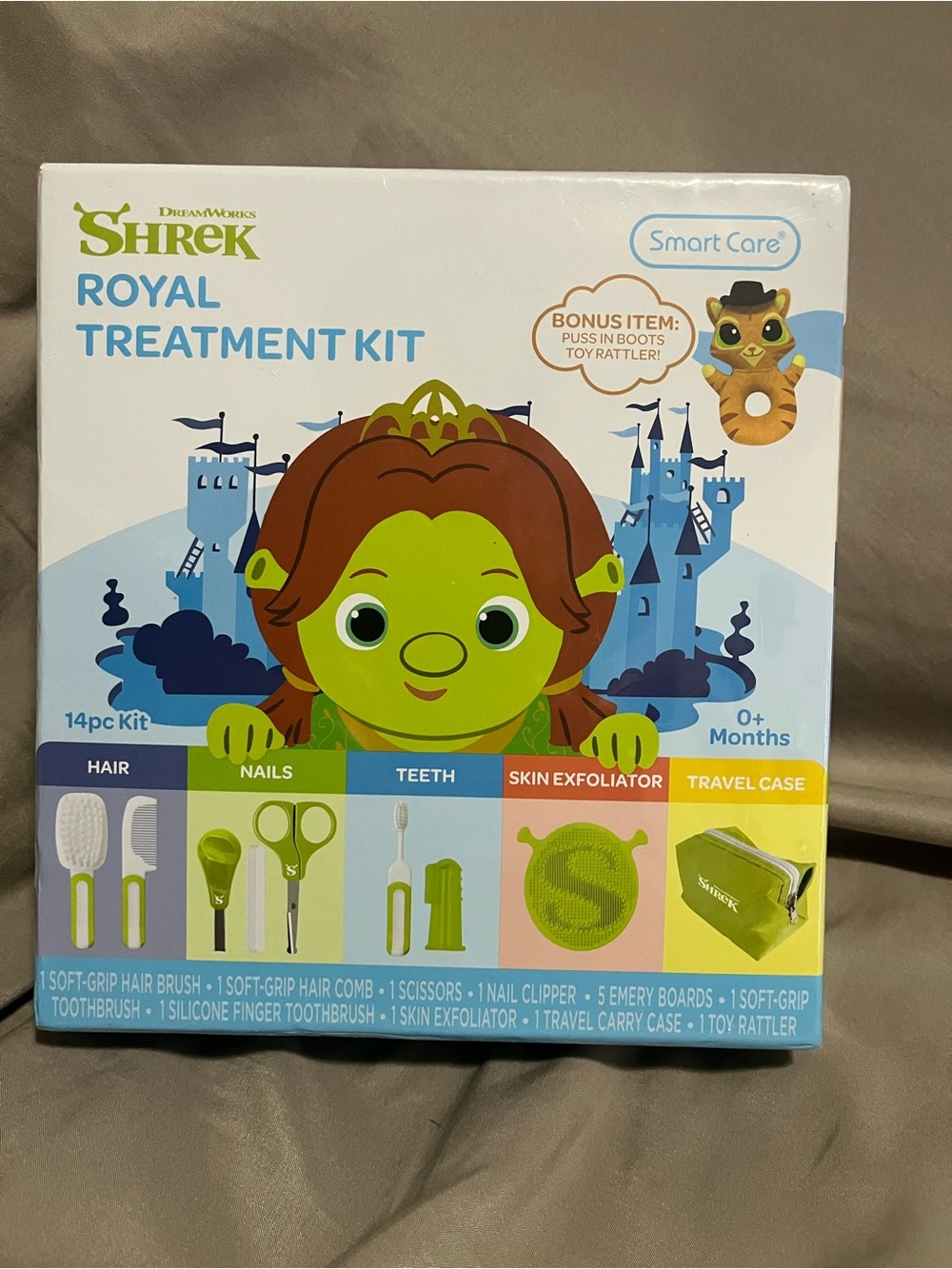 14-piece Smart Care Fiona Royal Treatment Baby Grooming Kit, Princess Fiona desi
